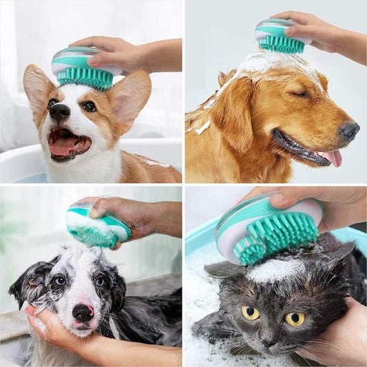 BrossyDog™ - Brosse de bain pour animaux 2 en 1 | chien - Ami canin